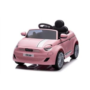 Fiat 500e Electric Kids Car with Remote Control - Pink Nieuw BerghoffTOYS