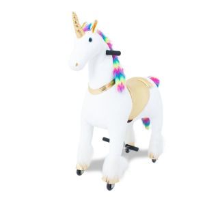Kijana Ride-On Unicorn Toy - Large Rainbow Ride on toys BerghoffTOYS