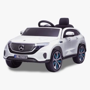 Mercedes EQC 400 Electric ride-on Toy Car 12V white Sale BerghoffTOYS