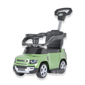 Range Rover Defender Foot-to-Floor with Push Bar green Range Rover kids cars Electric kids car