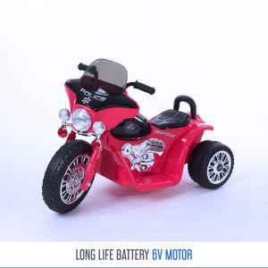 Kijana Wheely Police 6V Electric Ride-on Motorbike red Kijana kids cars Electric kids car