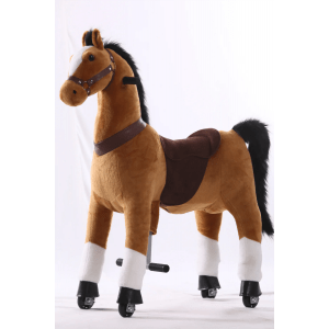 Kijana Riding Horse for Children (Large) - Brown Ride on toys BerghoffTOYS