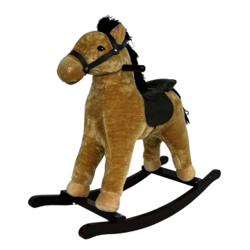Rocking Horse BergHOFF with Deluxe Saddle (large) - Brown