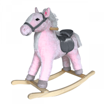 Rocking Horse BergHOFF with Deluxe Saddle (large) - Pink