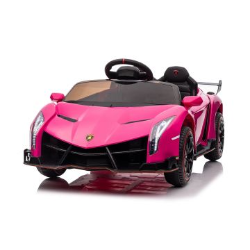 Lamborghini Veneno Electric ride-on Toy Car 12V pink