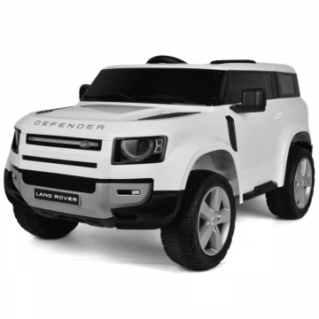 Land Rover Defender Electric Ride-on Car 12V - White