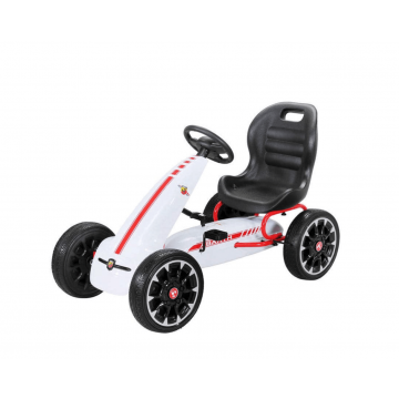 Fiat Abarth Pedal Go Kart white